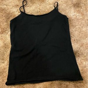 Just Be black tank top